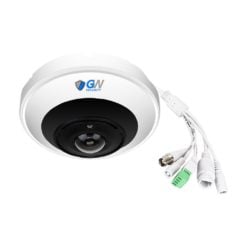 GW125360ER 9MP 2mm Fisheye Lens Dome Security Camera, 360° View, Two-Way Audio - Image 2