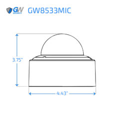 GW8533MIC Dimensions