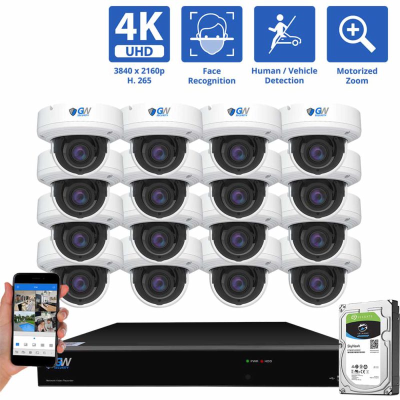 GW8571MMIC Security Camera System 16 Pack