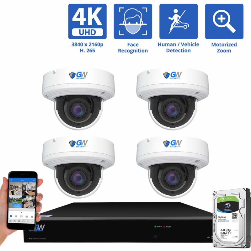 GW8571MMIC Security Camera System 4 Pack