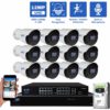 GW12537MIC Security Camera System 12 Pack