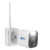 8MP 2.8mm Fixed Lens WiFi Battery-Operated Active Deterrence Bullet Security Camera, Two-way Audio, Spotlight