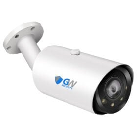GW805201M 8MP IP POE 5X Optical 2.7-13.5mm Varifocal Lens Bullet Security Camera, Human / Vehicle Detection, Built-In Microphone, White Light