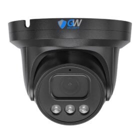 GW1263401M 12MP 6K IP POE 2.8mm Fixed Lens Turret Security Camera, Human / Vehicle Detection, Face Recognition, Smart AI Analytics, Built In Mic