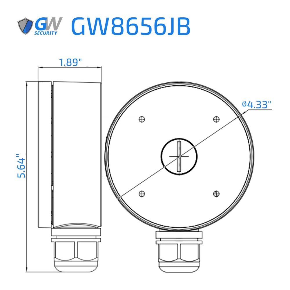 GW8656JB Junction Box - Compatible with GW865601M, GW865501M - Image 3