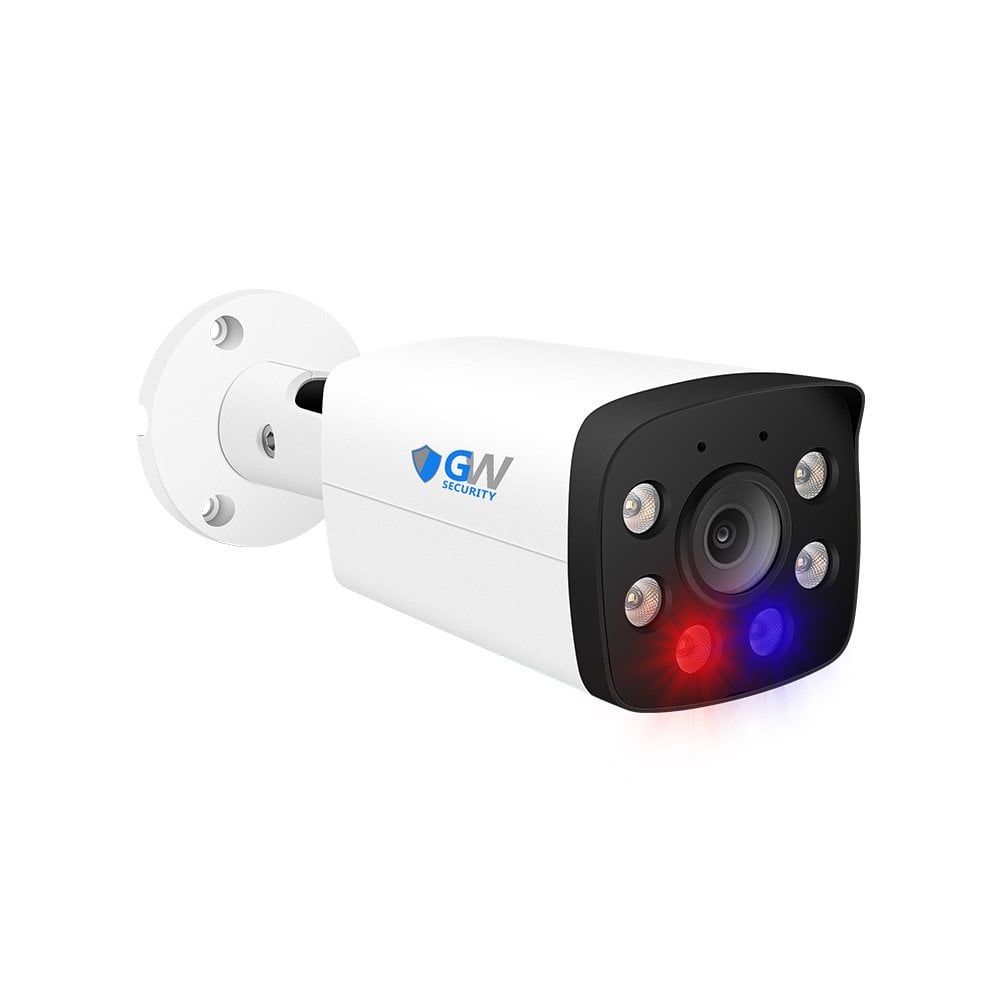 GW802402T 8MP IP POE 2.8mm Fixed Lens Bullet Security Camera, Human/Vehicle Detection, Face Recognition, Two-Way Audio, Full-Time Color Night Vision - Image 4