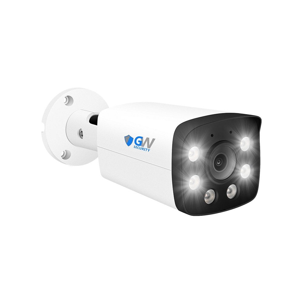 GW802402T 8MP IP POE 2.8mm Fixed Lens Bullet Security Camera, Human/Vehicle Detection, Face Recognition, Two-Way Audio, Full-Time Color Night Vision - Image 3