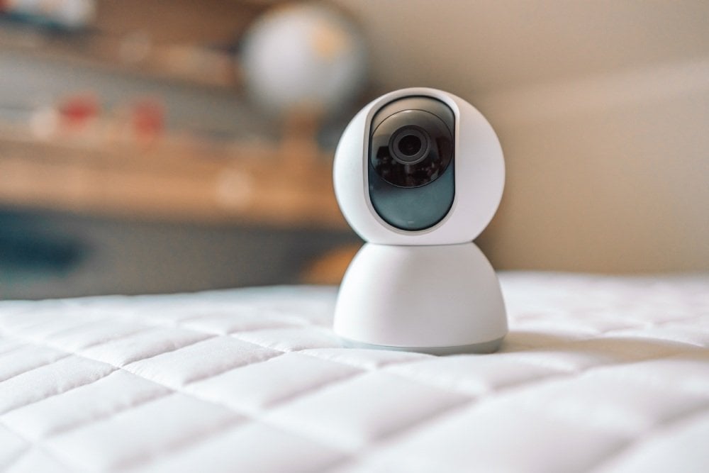 An indoor smart camera.