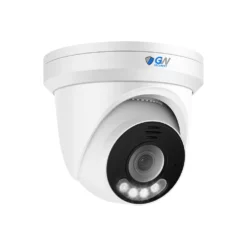 GW1208603T 12MP 6K IP POE 2.7-13.5mm Motorized Lens Turret Security Camera, Two-Way Audio, Color Night Vision, Dual-Light, Human / Vehicle Detection, Area Intrusion Detection