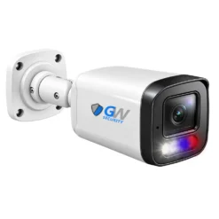 GW562401T 5MP HD IP POE 2.8mm Fixed Lens Bullet Smart Dual Light Active Deterrence Security Camera, TAA Compliant, Human / Vehicle Detection, Face Recognition, Smart AI Analytics, Built In Mic