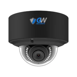 GW807503M 8MP IP POE 2.7-13mm Motorized Lens Black Dome Security Camera, 5X Optical Zoom, Built-In Mic, Night Vision, Vandal-Proof, Human / Vehicle Detection, Area Intrusion Detection